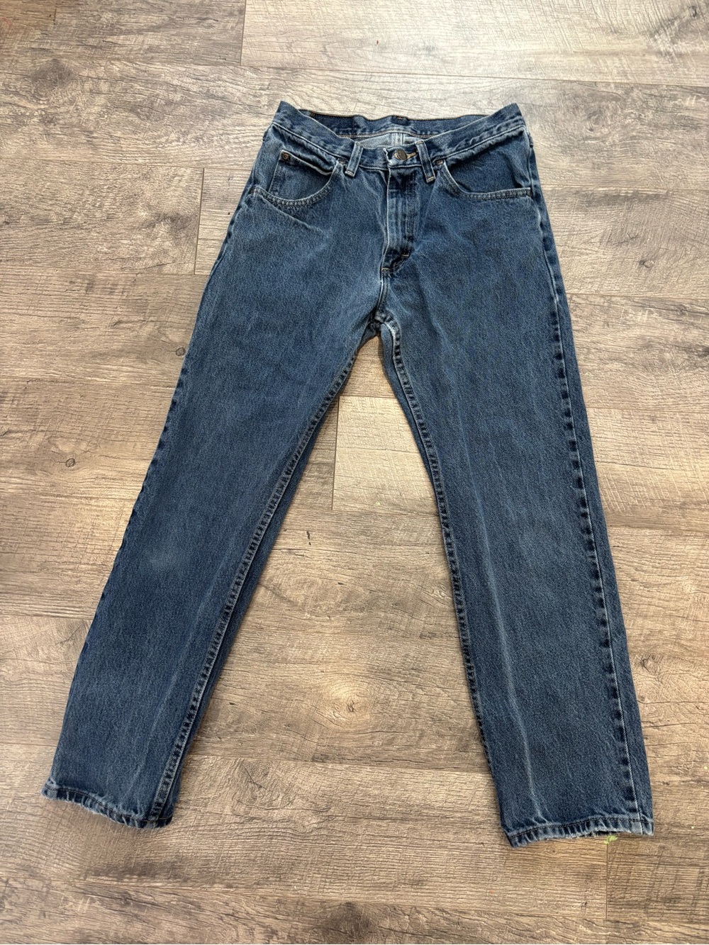 Wrangler Men's Blue Slim Straight Jeans